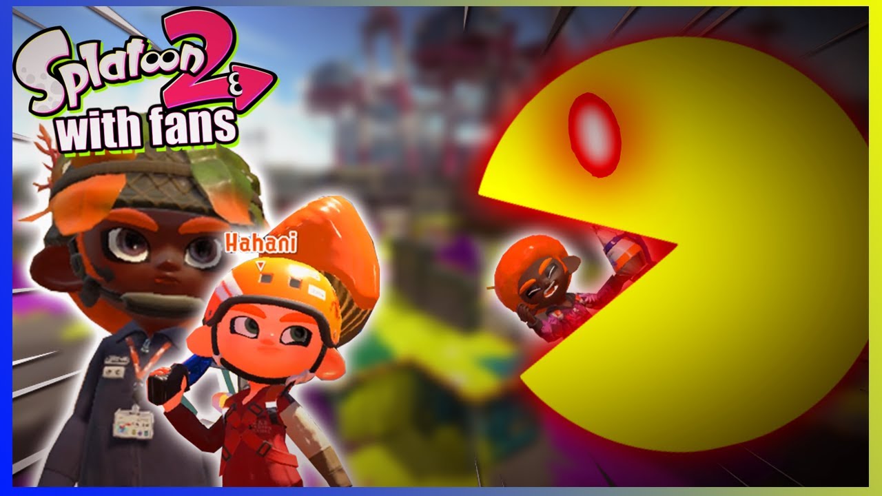 ПАК-МЭН (Забавные моменты из Splatoon 2 с фанатами #15)