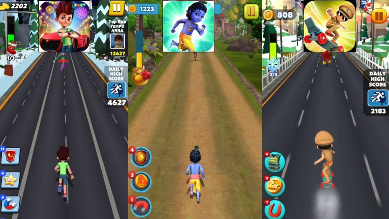 Kicko & Super Speedo 🆚 Little Krishna 🆚 Little Singham Super Skater New Update