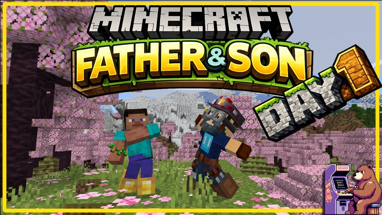 Приключение отца и сына в Minecraft – Начало нового мира