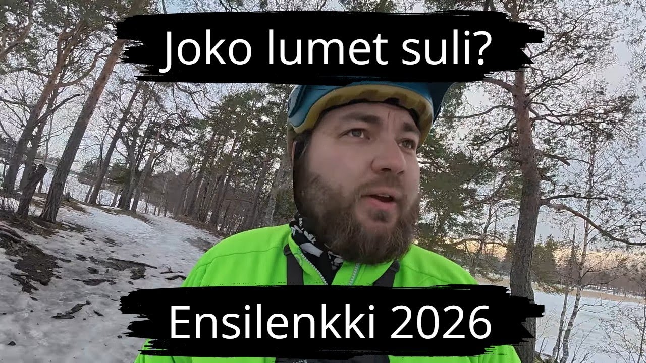 Joko lumet lähti? Pyöräilykauden avaus 2026