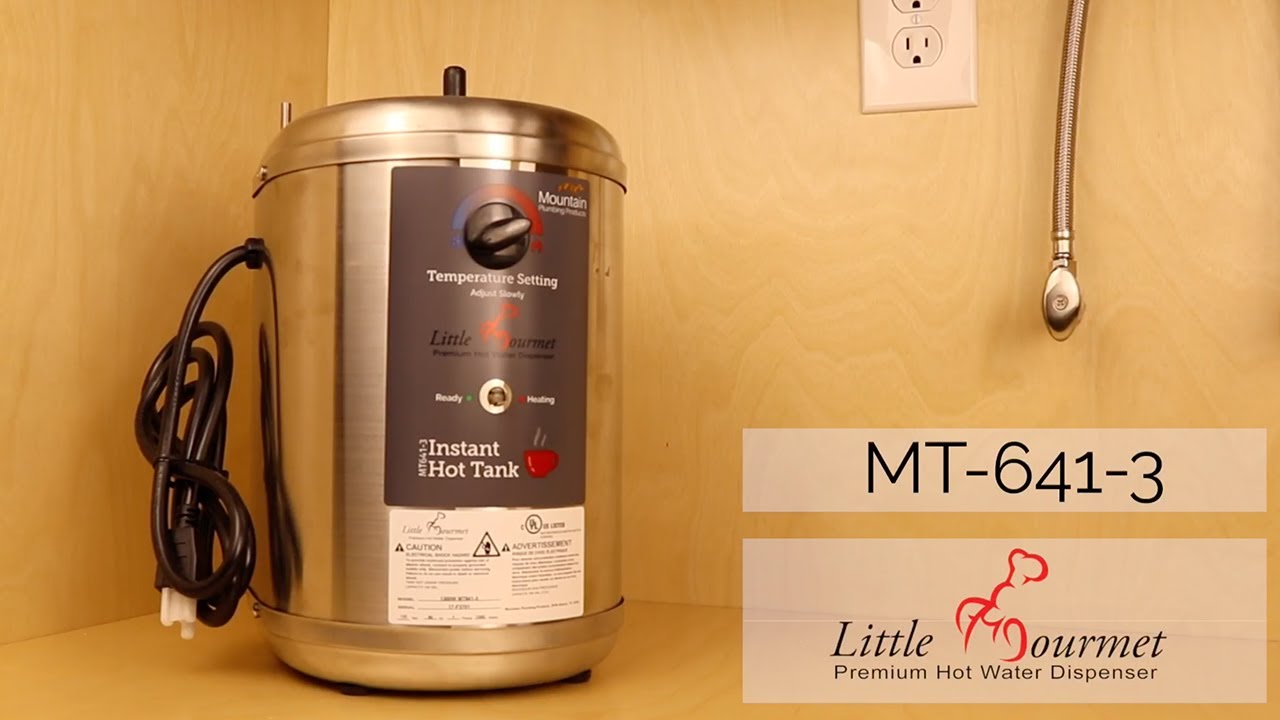 Little Gourmet® Instant Hot Water Tank – Installation Video