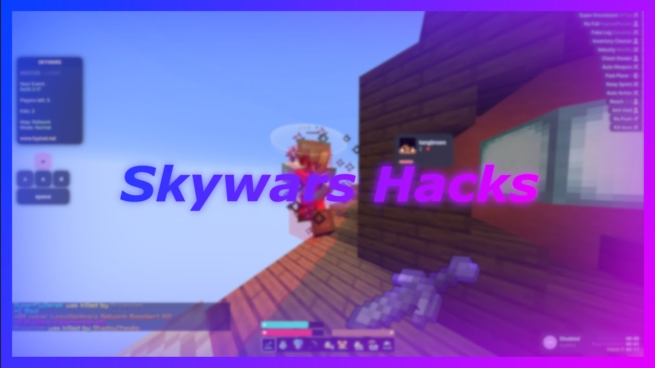 POV: You're Fighting a Hacker in SkyWars | Liquidbounce Hacking Montage