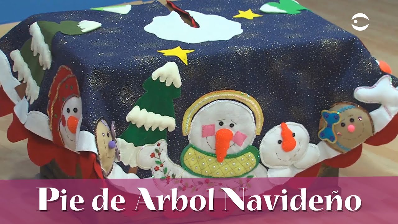 Aprenda y Venda - Pie de árbol navideño
