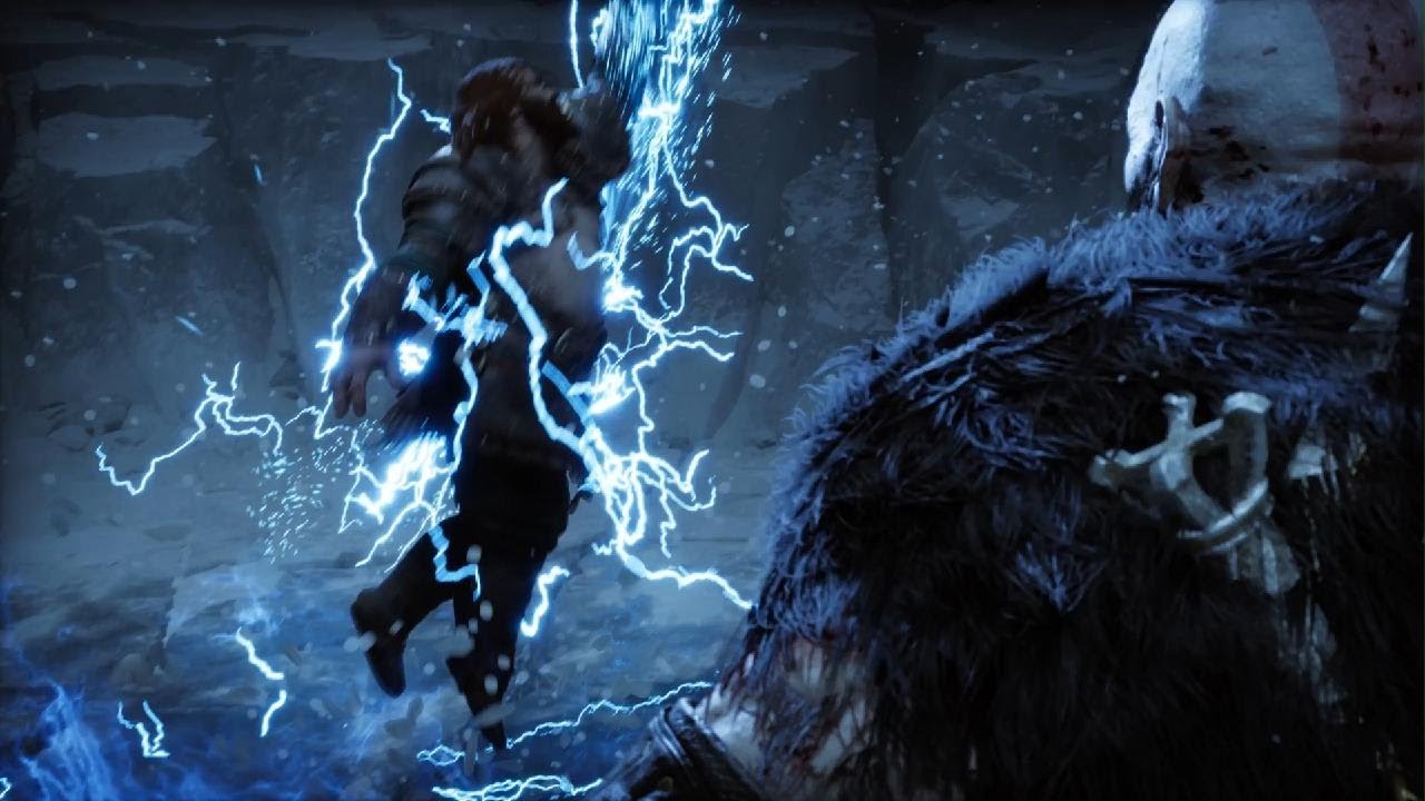 Kratos vs Thor First Fight // New Game plus //God of War Ragnarök