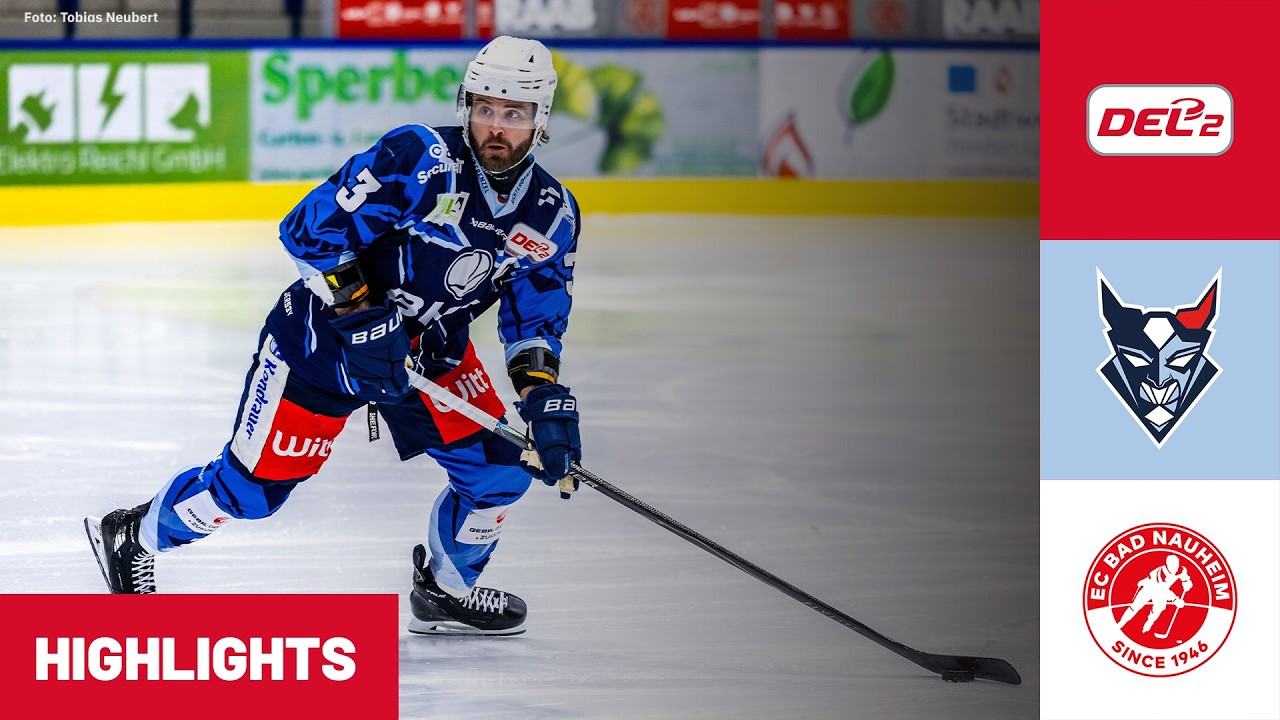 DEL2: Blue Devils Weiden kontra EC Bad Nauheim 1. Gra | Przegląd najważniejszych wydarzeń