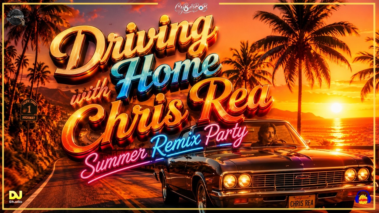 🚗 Driving Home with Chris Rea Summer Remix Party 🌴 | CyberBob in The Mix