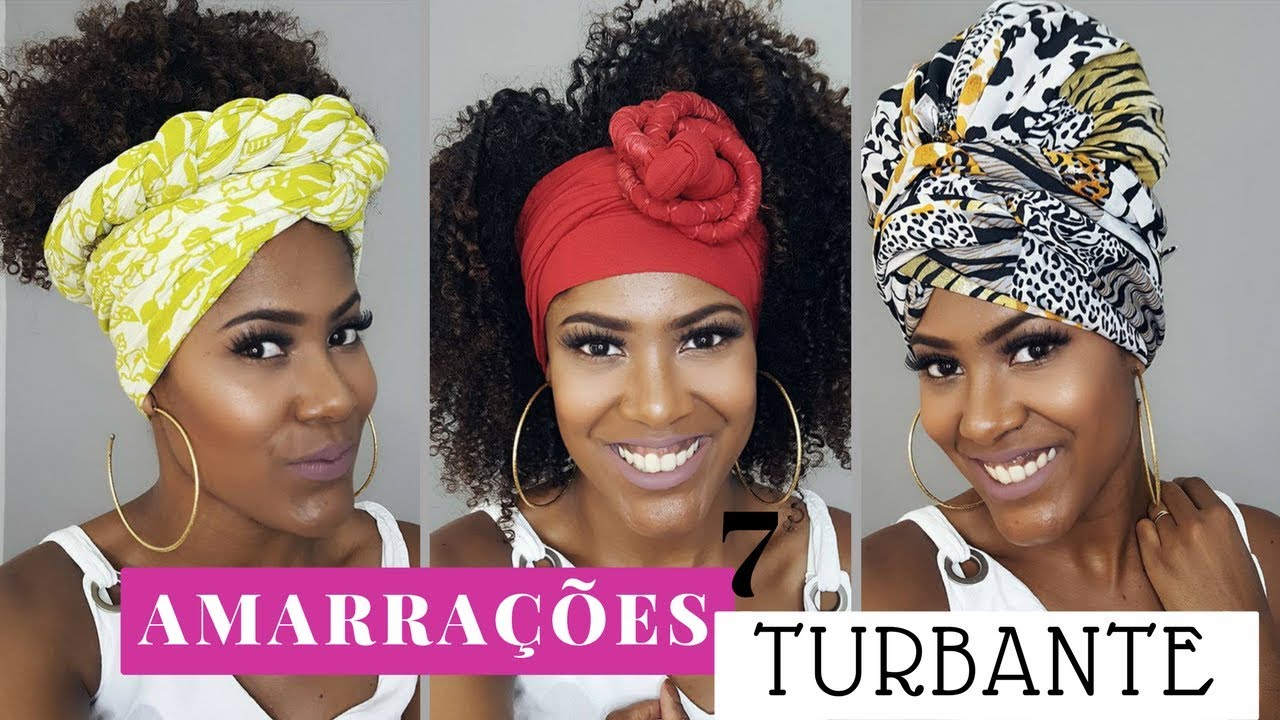 7 AMARRAÇÕES FÁCEIS COM TURBANTE - POR KAMILA TCHARA