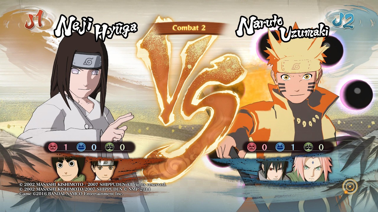 NARUTO ULTIMATE NINJA STORM 4 : Team 7 VS Team 3 ( Naruto against Neji )