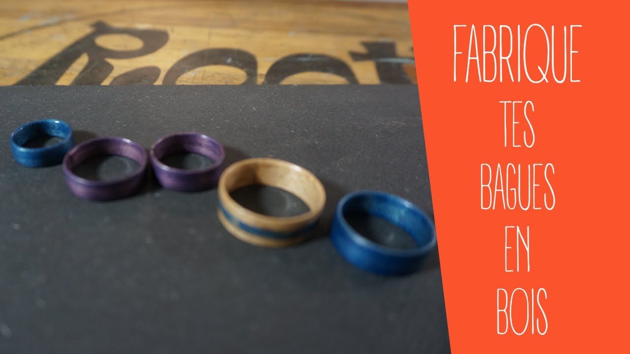 Comment faire des BAGUES en BOIS  ! Solide et facilement ! Idées cadeaux 🎁