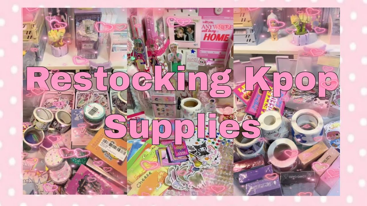 🌷✨🎀 Unpacking/Restocking Kpop Supplies 🎀✨🌷 ‖TikTok Compilation @ꜱᴛʀᴀᴡ_ʙɪɴɴɪᴇ