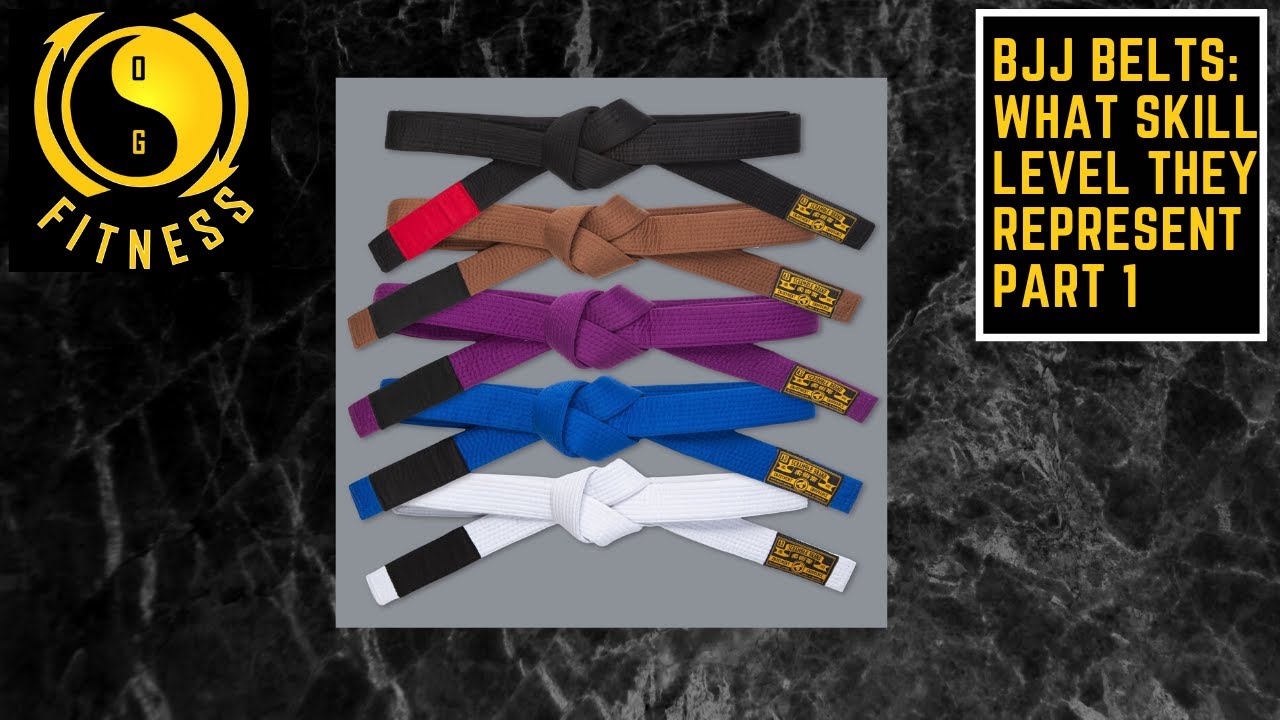 Bjj Belts and What skill Level They Represent Part 1-2