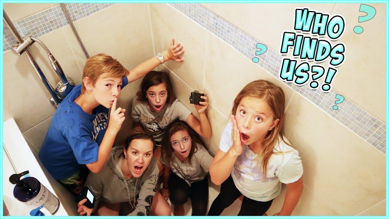 WE PLAY SARDINES IN OUR NEW HOUSE!!