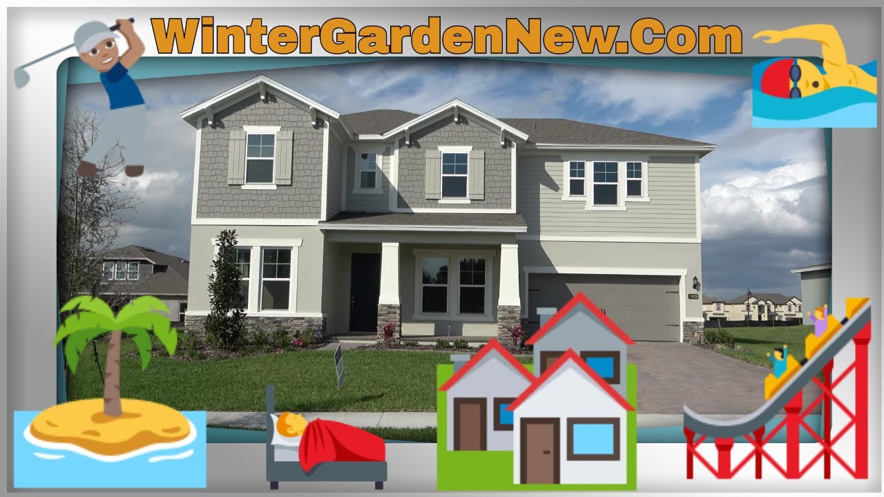 Mcallister Landing, Dream Finders Homes, Ellington Model, Tour Winter Garden Luxury