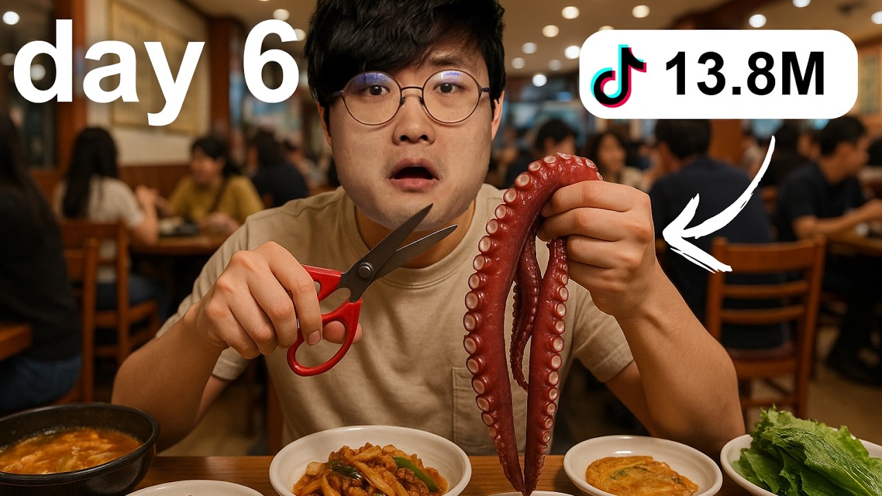 I Survived EVERY TikTok Viral Restaurant in Korea