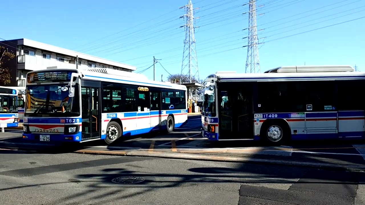 臨港バス 駒岡車庫→綱島駅入口　Rinko Bus