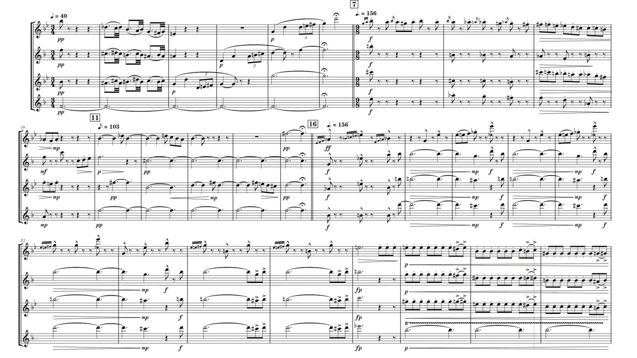 The Sorcerer's Apprentice for Saxophone Quartet
