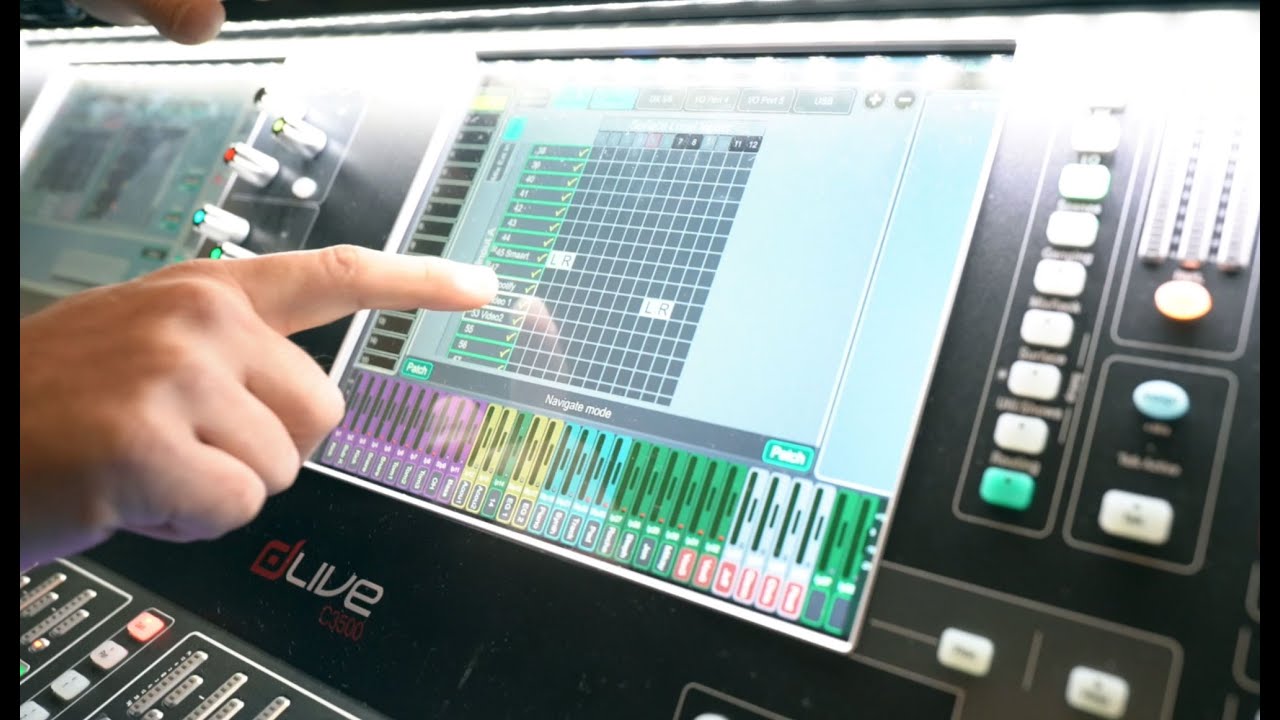 Allen & Heath - DLive 3500 console walk through - Part 2
