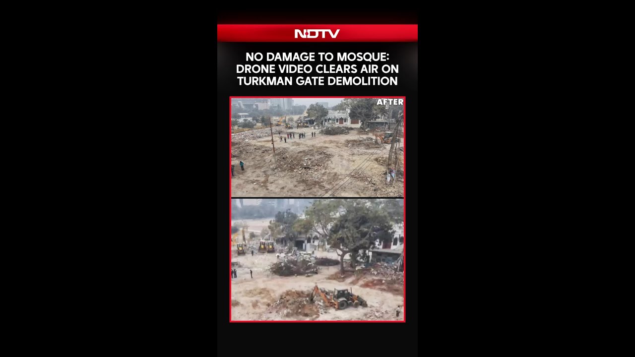 Delhi Demolition | No Damage To Mosque: Drone Video Clears Air On Turkman Gate Demolition
