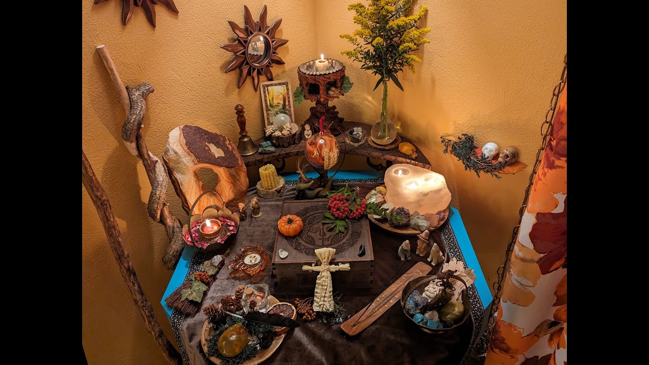 Mabon Equinox Altar, Seasonal Correspondences Decor