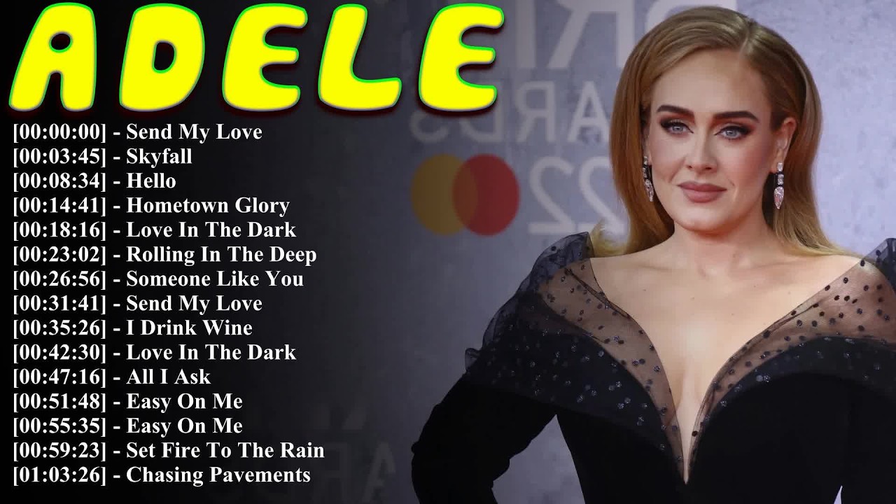 Adele Greatest Hits Playlist 2026 &ndash; Hello, Easy On Me and Rolling in the Deep