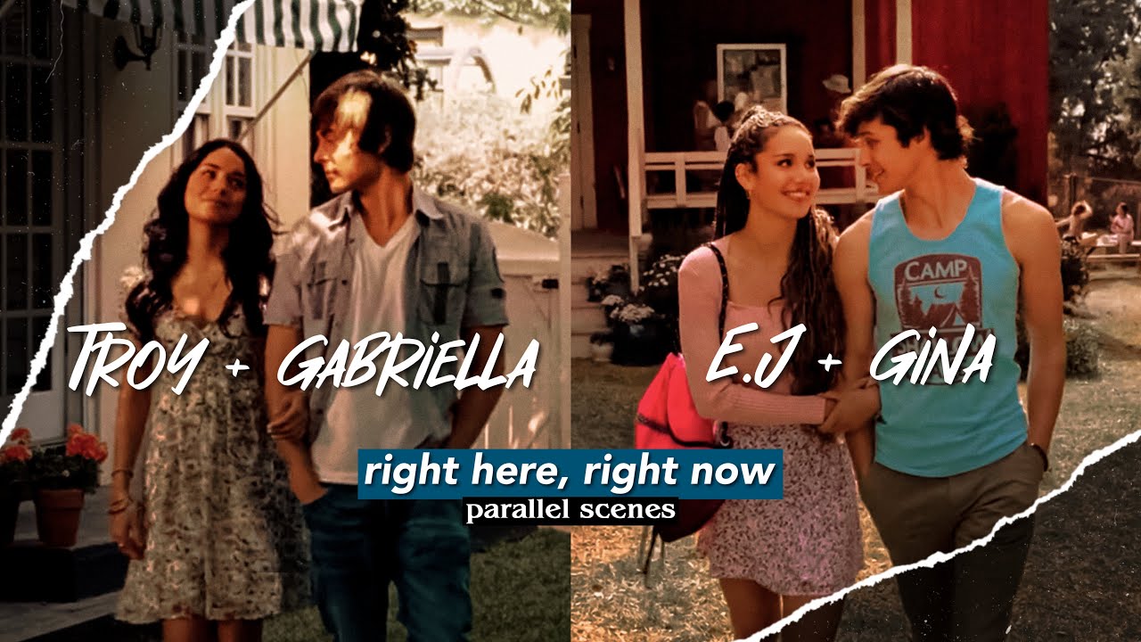hsmtmts - ej & gina [+troyella] | right here, right now [+3x06]