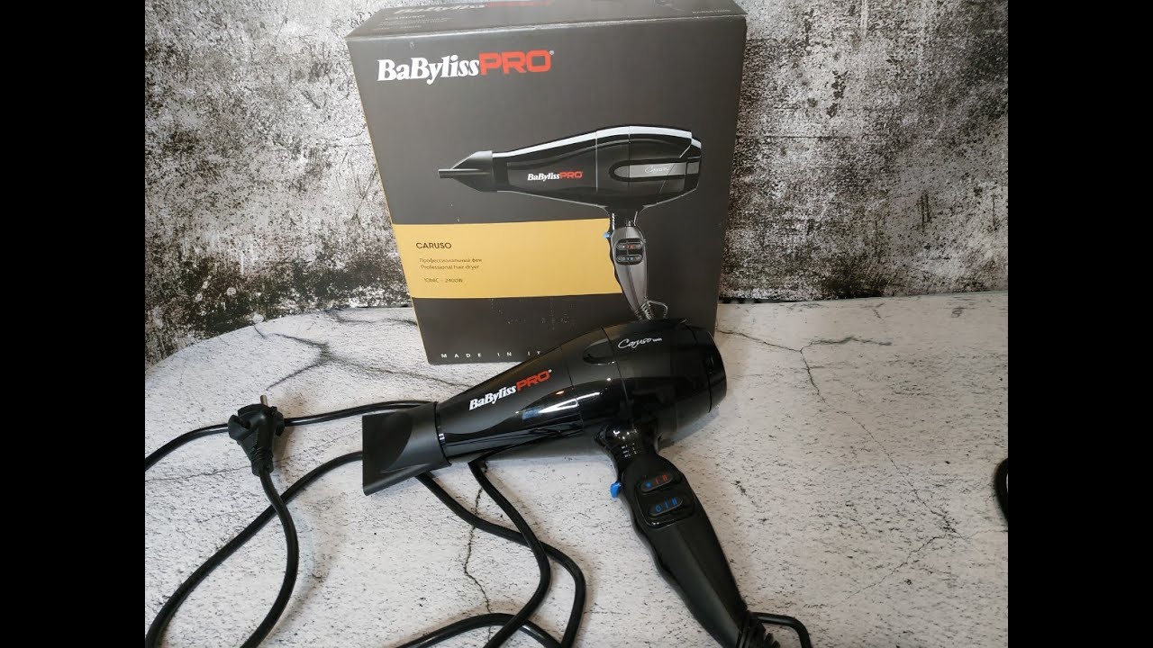 Фен BaByliss PRO BAB6510IRE Caruso Ionic. Обзор. BaByliss на Украине