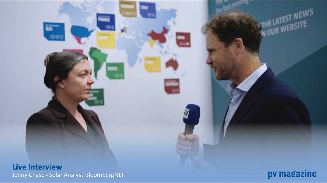 Intersolar2024 - Interview with Jenny Chase, Solar Analyst for BloombergNEF