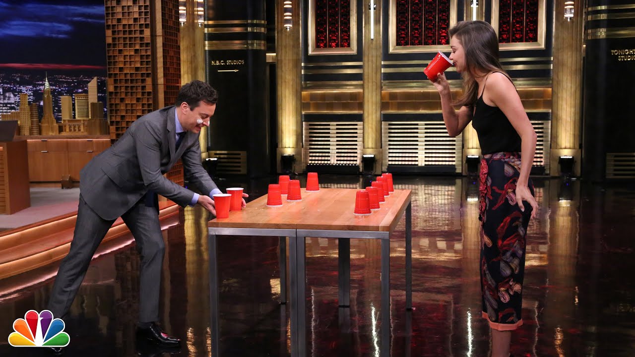 Flip Cup with Miranda Kerr