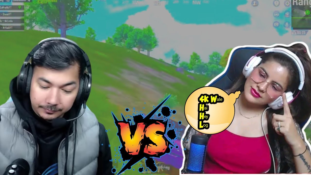 4k Gaming Nepal vs cute indian girl..