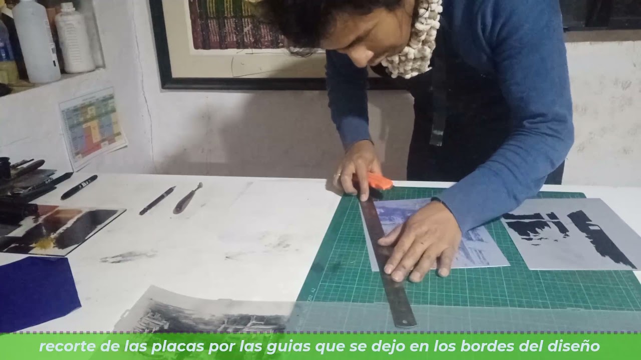 PLACA OFFSET POLICROMATICA  PARTE II (Grabado en casa)