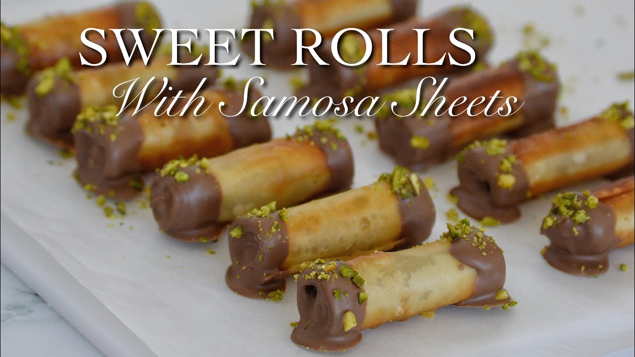 Sweet Rolls with Samosa Sheets| Ramadan Series 2023 🌙