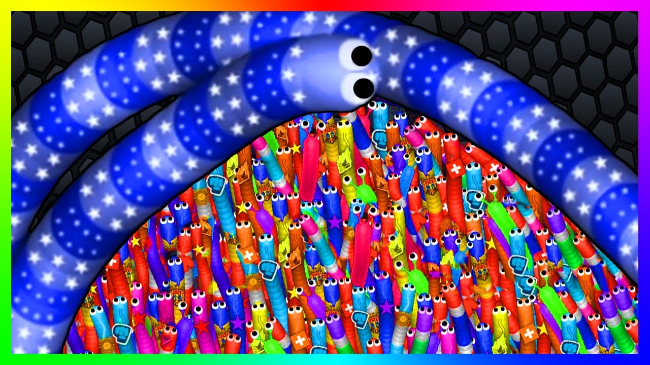 Slither.io A.I.  100,000-  Score Epic Slitherio Gameplay #6