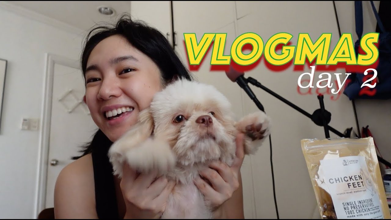 Vlogmas Day 2 || A boring work day ft. Layla