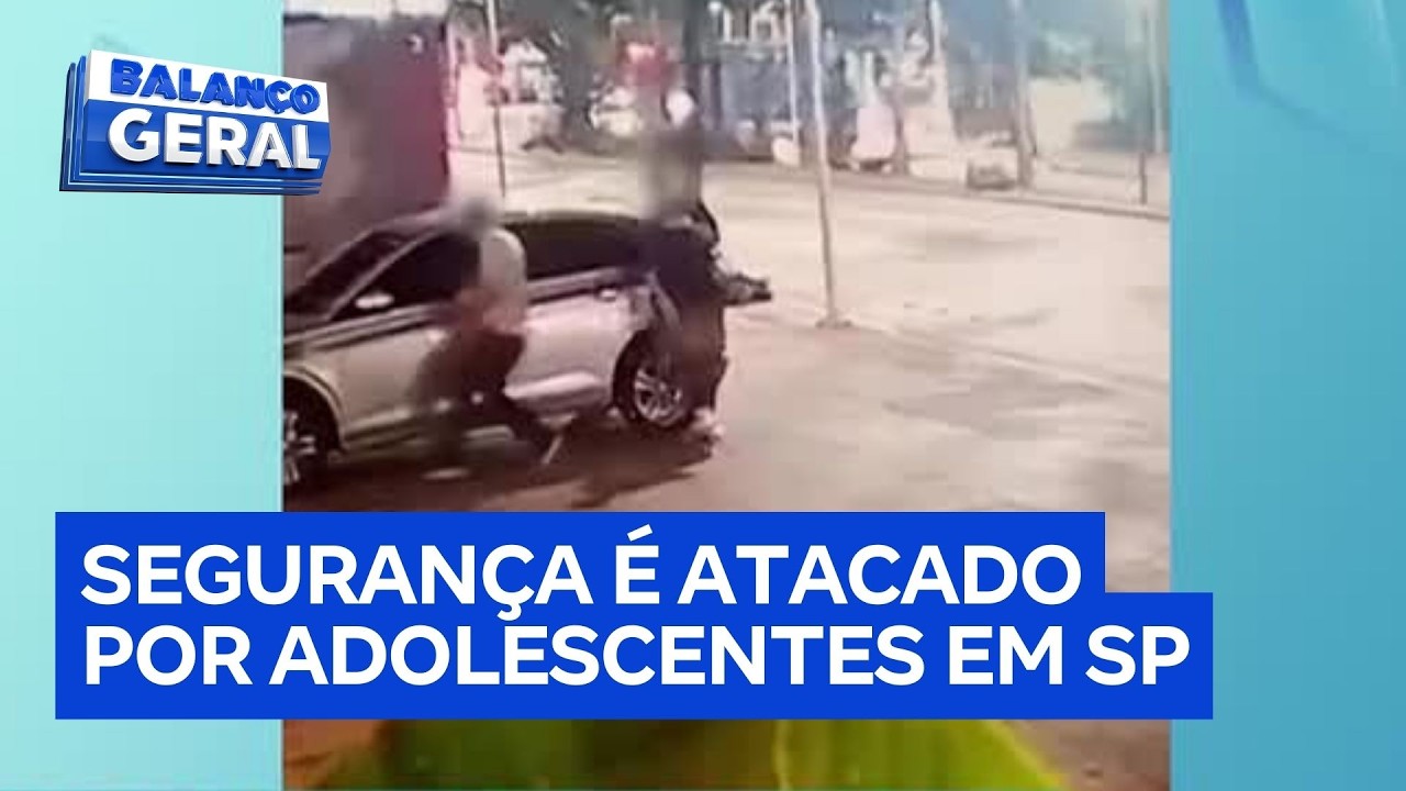 Segurança é atacado com tiros de arma de airsoft por adolescentes no centro de SP