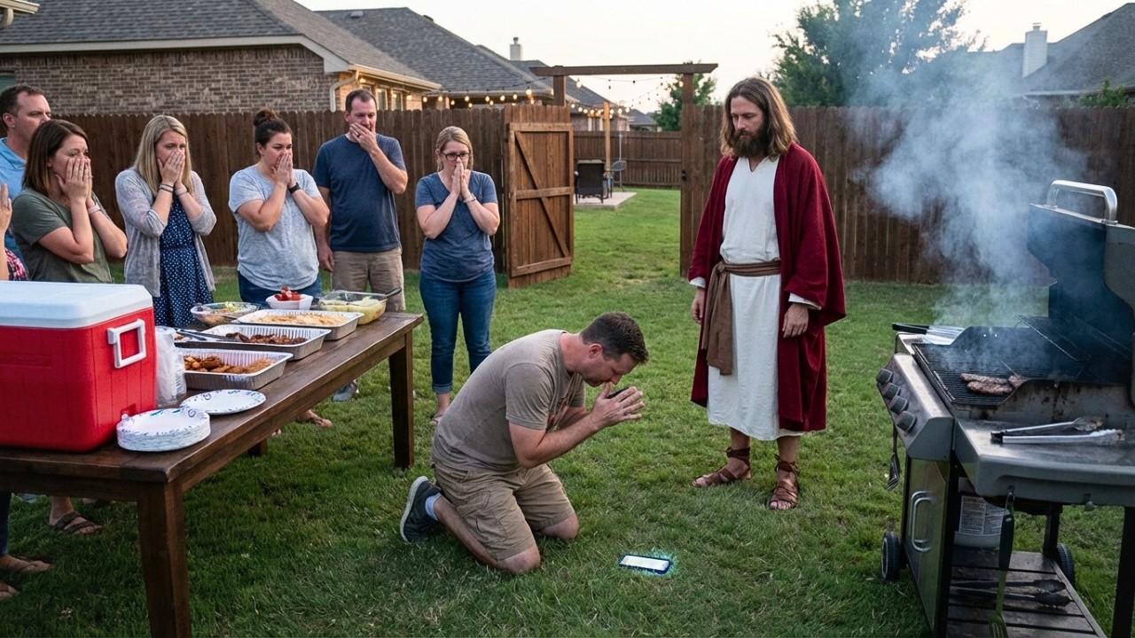 EN UNA CARNITA ASADA SE BURLARON DE DIOS... Y EL QUE MÁS SE REÍA FUE EL PRIMERO EN CAER DE RODILLAS.