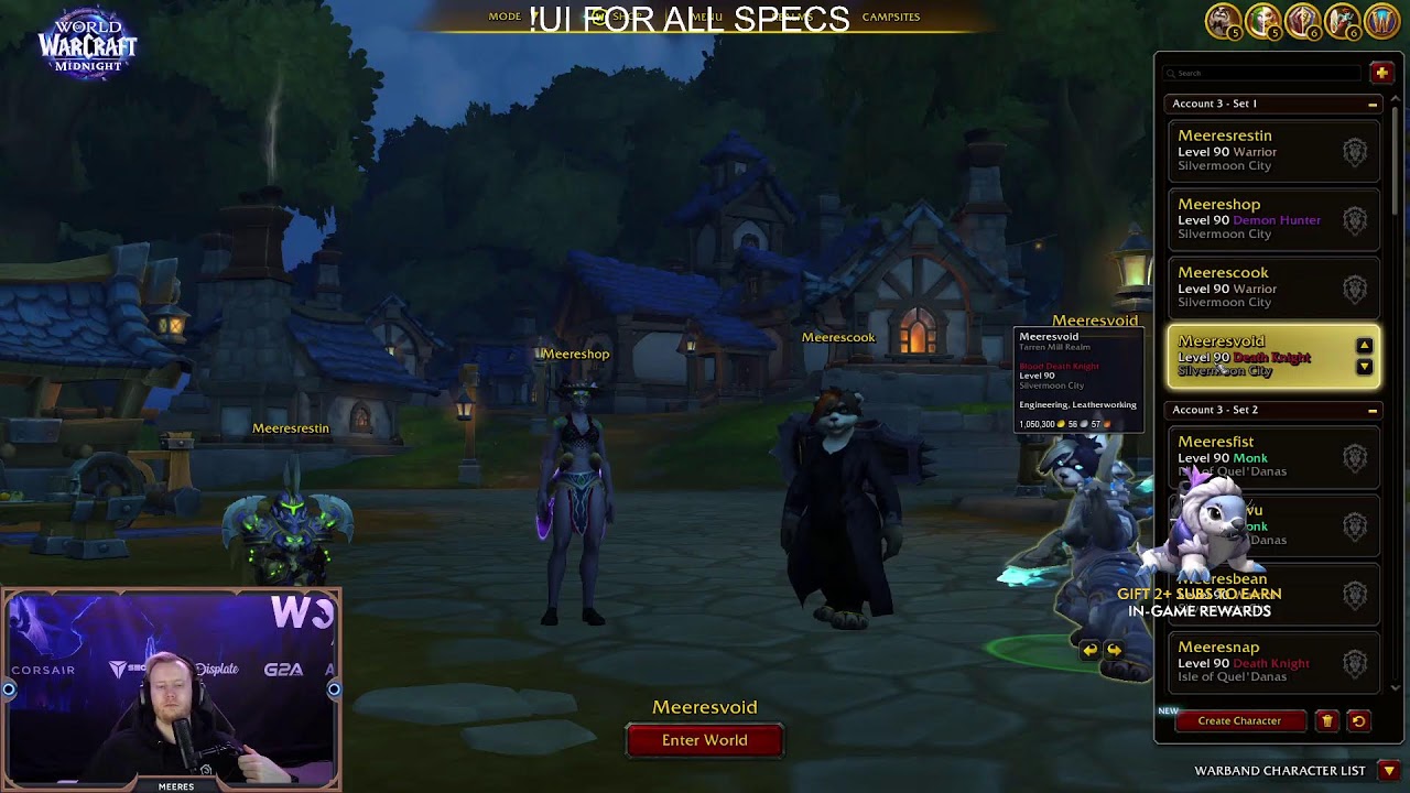 Meeres RWF DAY 8 Mythic Day 1 | !UI Echo