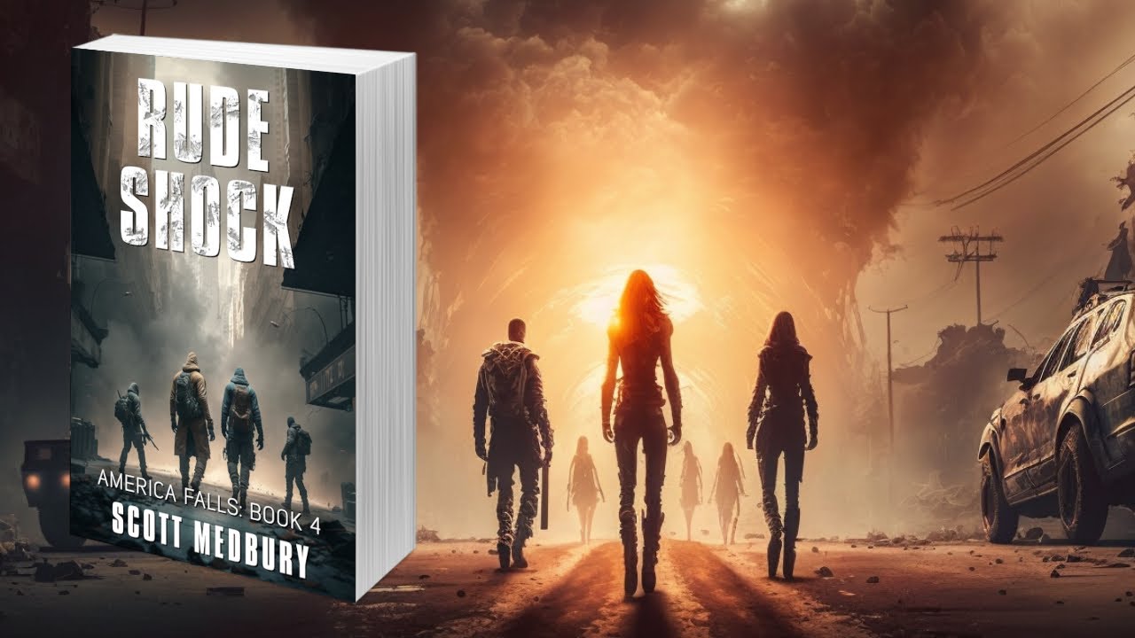 RUDE SHOCK: Post-Apocalyptic Sci-Fi Thriller Audiobook FULL LENGTH (America Falls Book Four)
