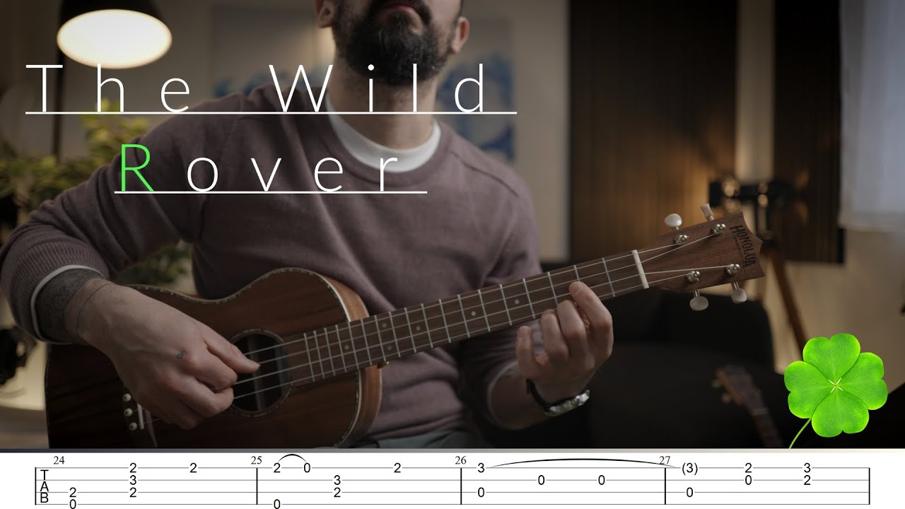 The Wild Rover - Traditional Irish music on Ukulele || Grade 2
