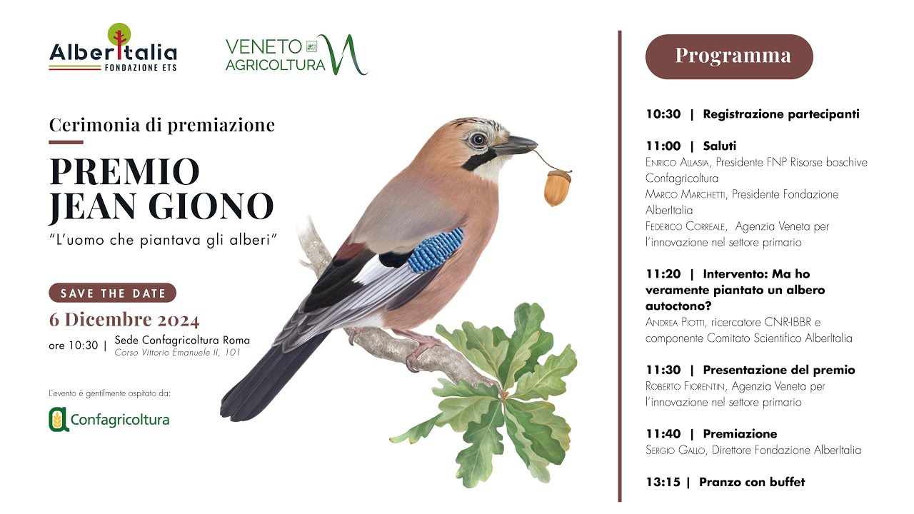 Premio Jean Giono 2024 - Cerimonia di premiazione VI Edizione