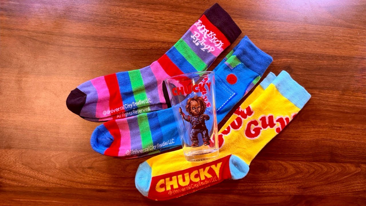 Детский подарочный набор Culture Fly Chucky из 4 предметов: 3 пары носков и пинта