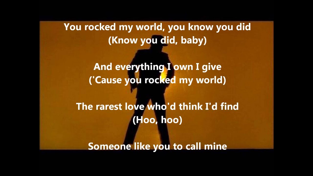 Michael Jackson - You Rock My World ~ With Lyrics