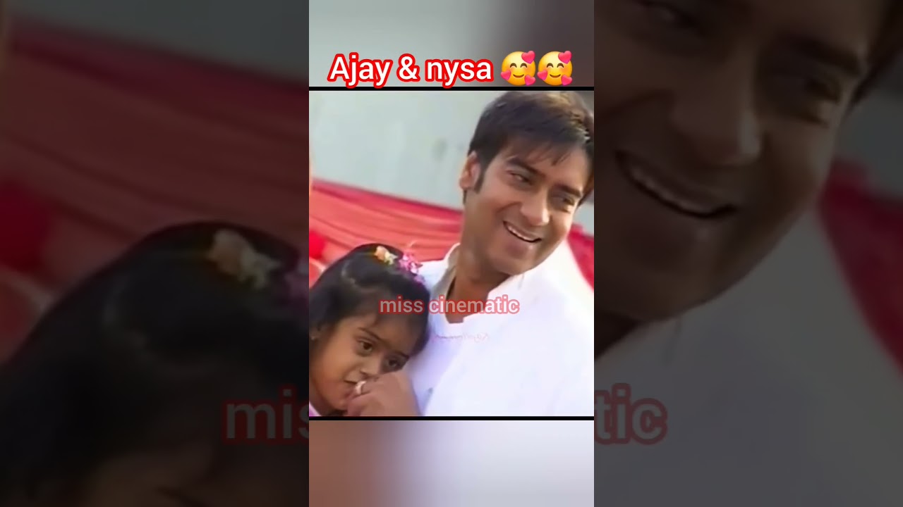 ajay devgan & nysa devgan 🥰🥰#short #shorts #ajaydevgan #ajay #ajaydevganmovies #nysadevgan #kajol