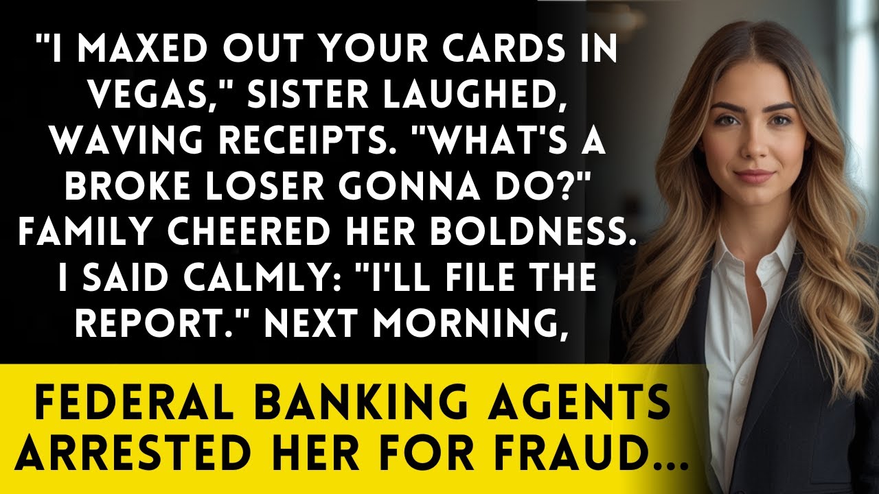 Sister Used My Credit Cards For Vegas Trip - She Didn't Know I'm A Federal Banking Investigator