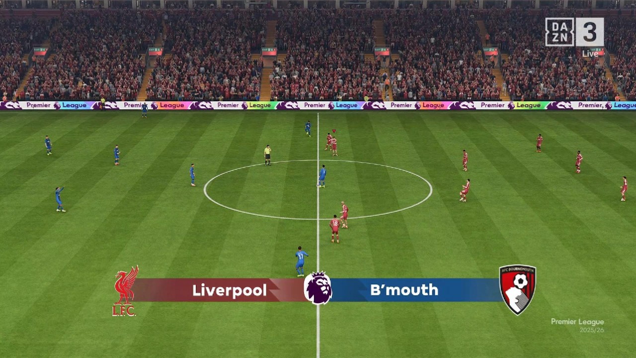 FC 26 | Liverpool vs Bournemouth | Premier League 25/26 Full Match Gameplay | Realistic 4K 60FPS