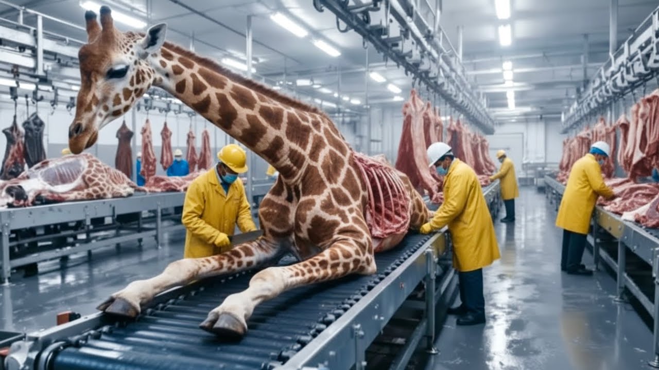 Inside the Giraffe-Leather Factory: How Raw Giraffe Hide Becomes Luxury Fashion (Full Process)