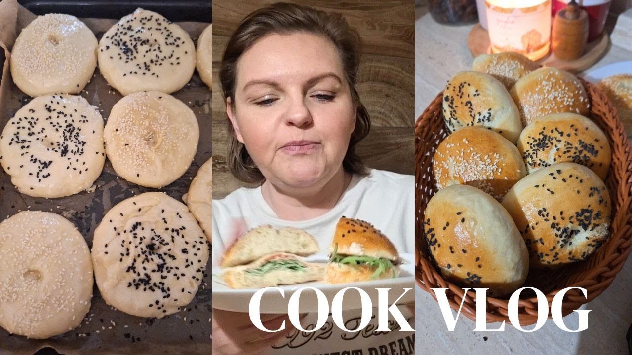 ZRÓB ZE MNĄ DOMOWE BAJGLE 🥯PRZEPIS KROK PO KROKU 🥯