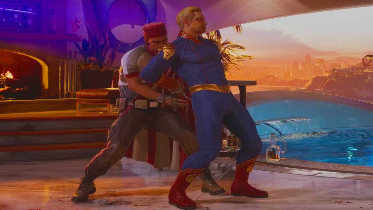 Mortal Kombat 1 Homelander gets Arrested (4K)