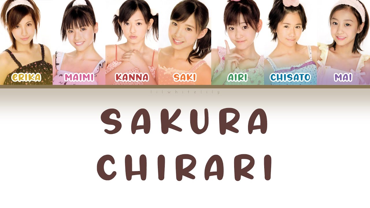 °C-ute - Sakura Chirari (桜チラリ) [CC Lyrics JPN/ROM/ENG]