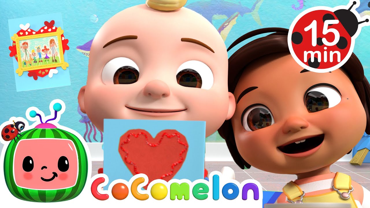 Valentine's Day with Nina and JJ! ❤😊 | Fun with Friends! | CoComelon Nursery Rhymes & Kids Songs