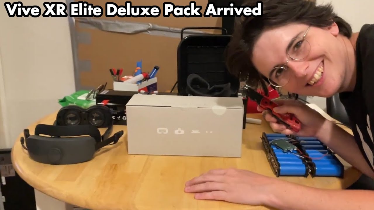 Vive XR Elite Deluxe Pack Arrived! Still available for a short time free! New face gasket head strap